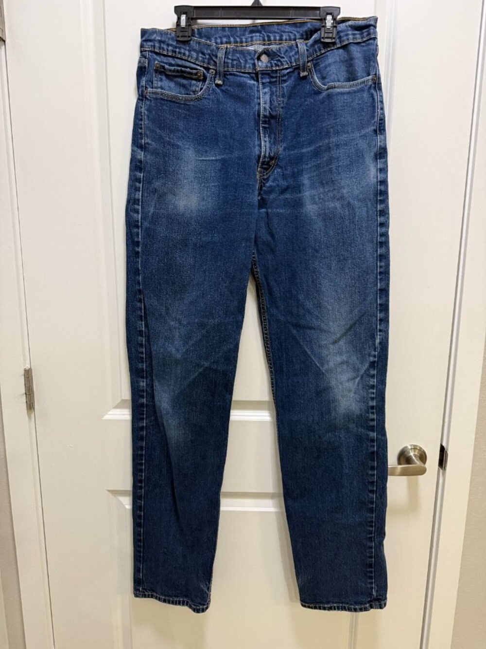 Levi's Men's Blue Straight Leg Denim Jeans Sz 34x36